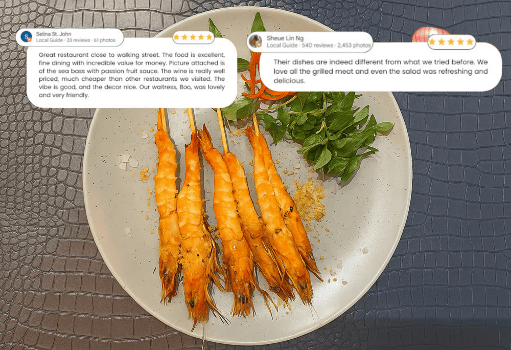 Many dinners have left positive reviews about HOME Hoi An